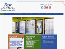 Tablet Screenshot of besteyeassociates.com